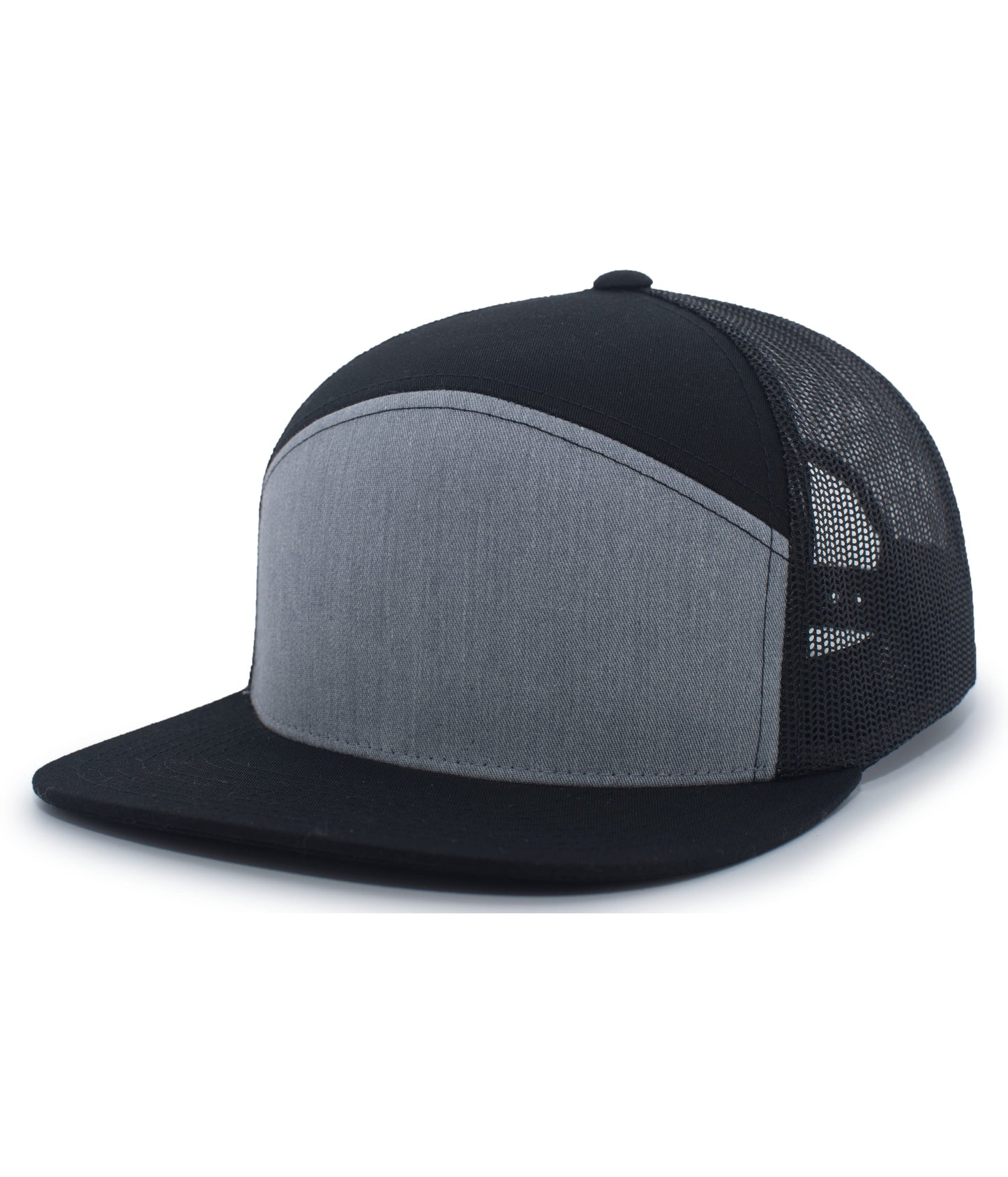 6-PANEL ARCH TRUCKER SNAPBACK CAP
