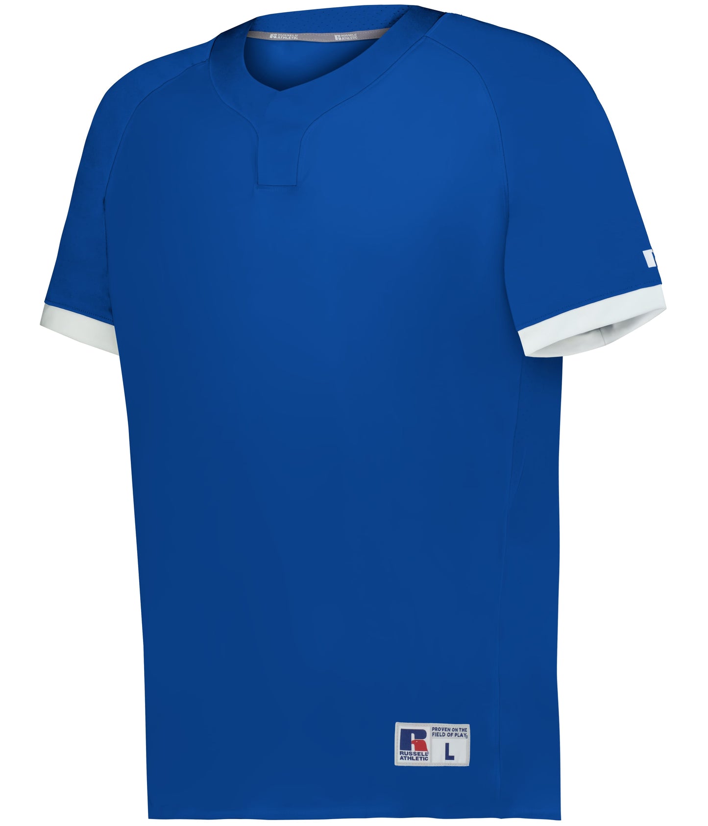 YOUTH BASELINE COVERED PLACKET BASEBALL JERSEY