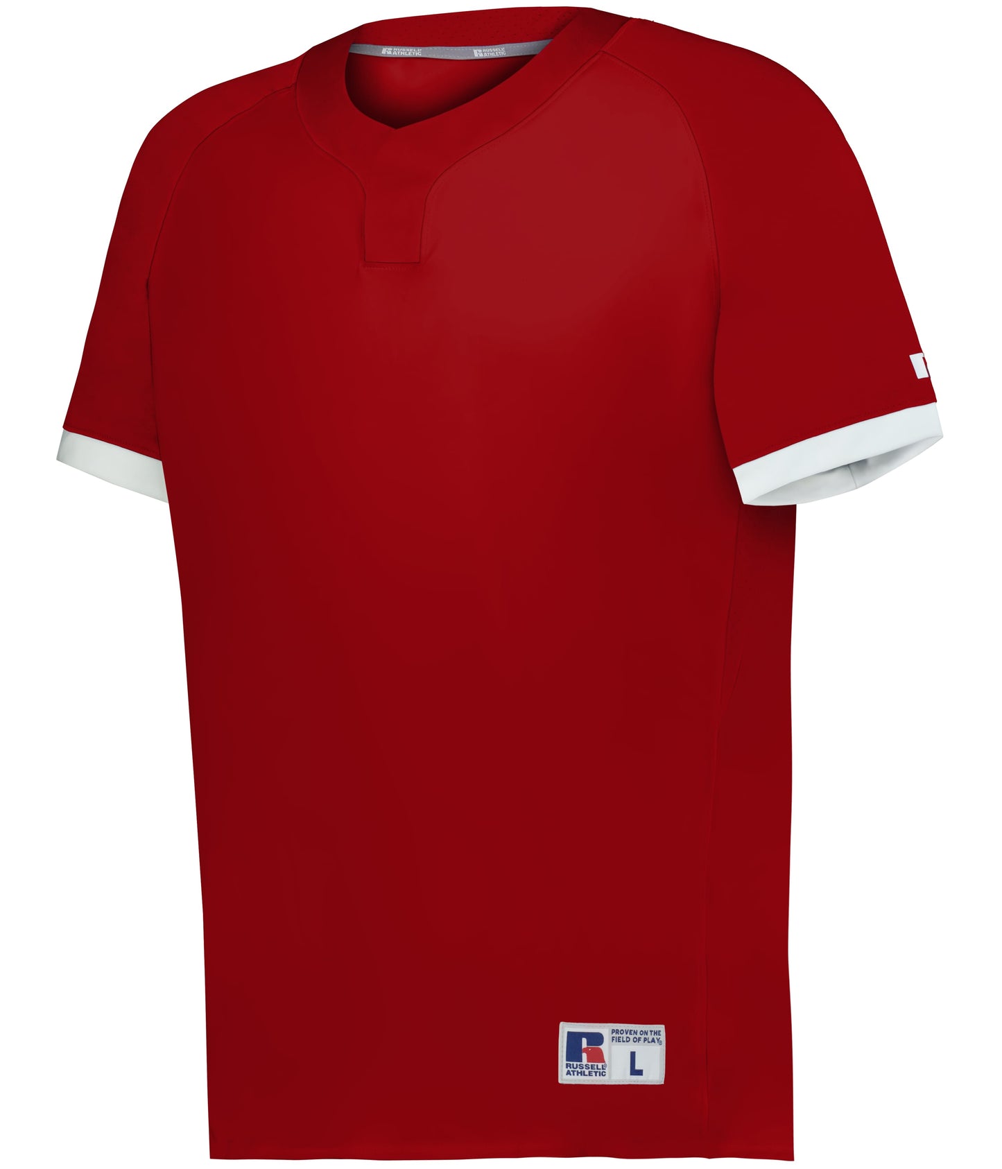YOUTH BASELINE COVERED PLACKET BASEBALL JERSEY