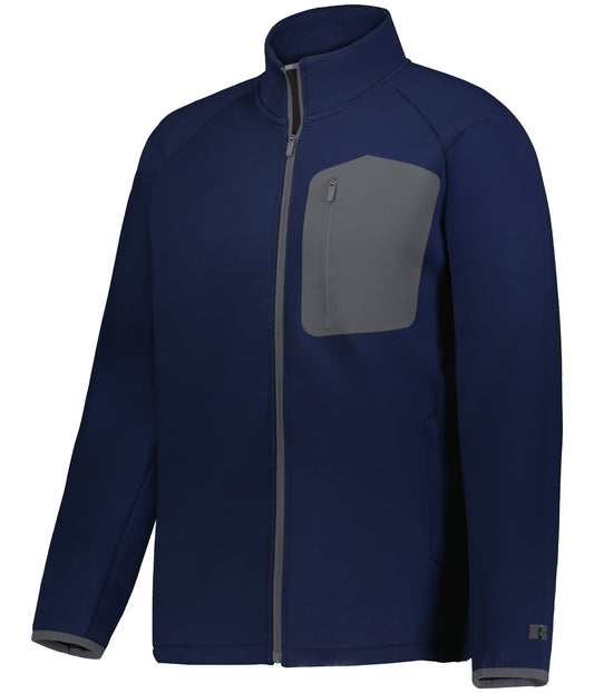 SIDELINE GRID FLEECE FULL ZIP JACKET