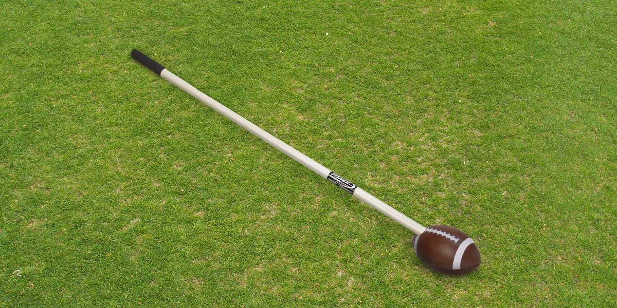 Football on a stick