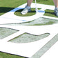 Fisher 6' H Football Pro Style Stencil Set
